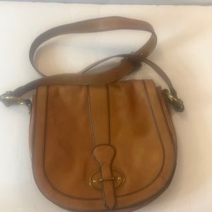 Tan Fossil Shoulder Bag